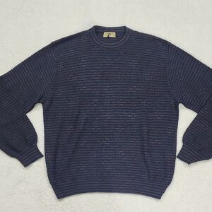 Vintage Lungarno Lightweight Long Sleeve Knit Sweater Made In Italy Flawed